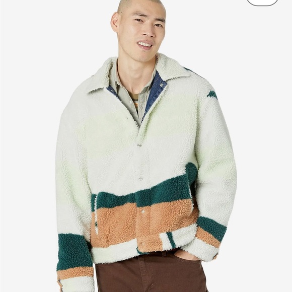 $168 L-XL-3XL Levi's REVERSIBLE VINTAGE RELAXED FIT SHERPA TRUCKER JACKET - Picture 11 of 13